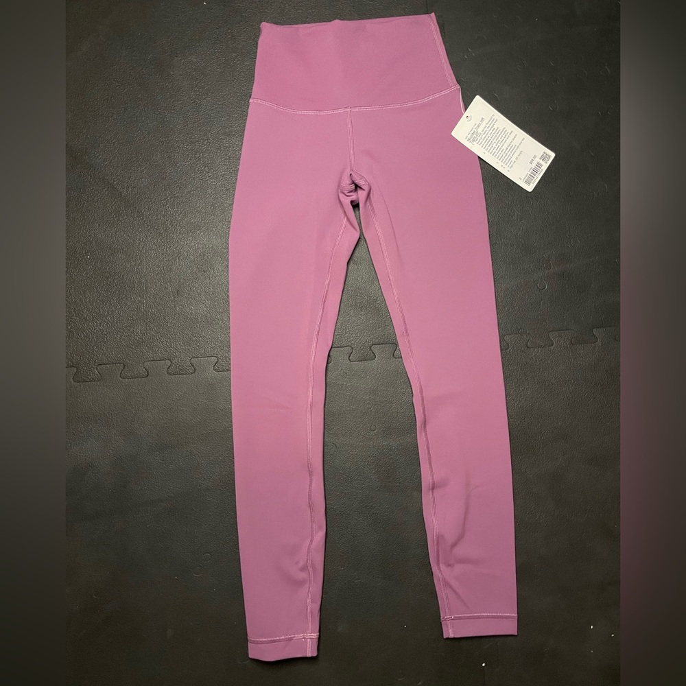 LuluLemon Wunder Train HR Tight 25” - Lilac - Picture 2 of 5